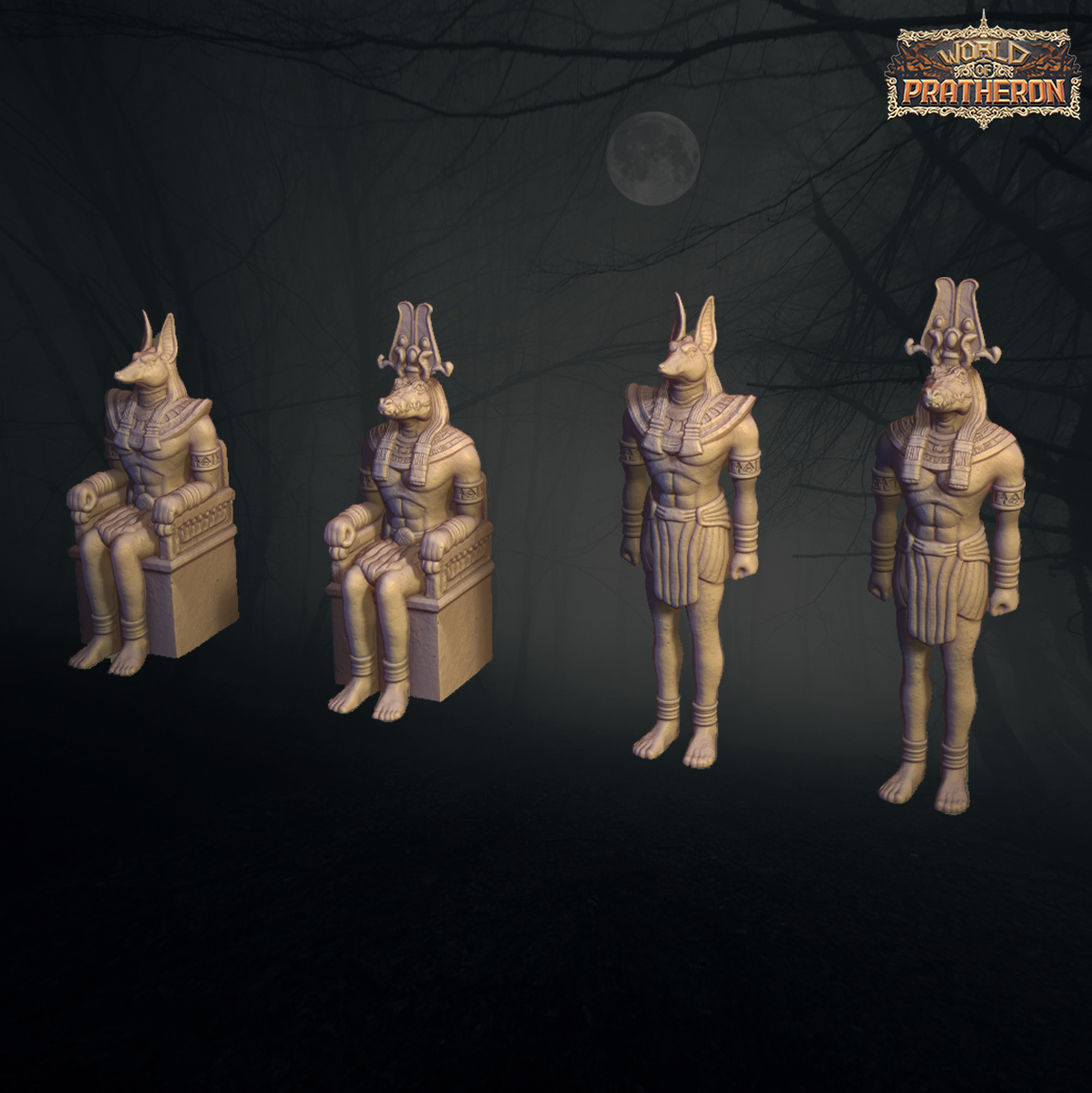 Ancient city of the great pharaohs 2 - Stone statues